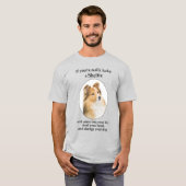 Lucky Sheltie T-shirt (Voorkant volledig)