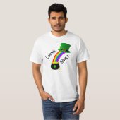 Lucky Shirt with rainbow and pot of gold. (Voorkant volledig)