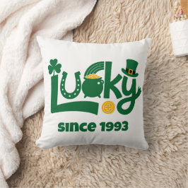 Lucky since Year Kussen