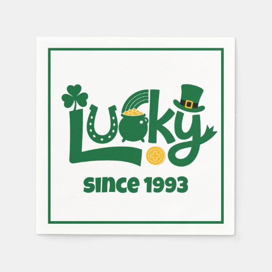 Lucky since Year Servet (Voorkant)