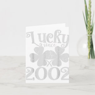 Lucky sinds 23 2002 Lucky St. Patricks Day Kaart