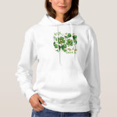 Lucky Six Seven Playing Cards, St Patricks Day Hoodie (Voorkant)