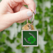 Lucky Sleutelhanger 4 Leaf Clover Sleutelhanger Lu (Hand)