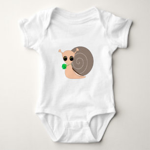 Lucky Snail Baby Bodysuit