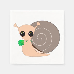 Lucky Snail Napkins Servet