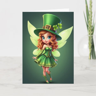 Lucky Sprite Festive Kaart