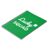 Lucky Squad St. Patrick's Day Notitieboek (Linkerzijde)