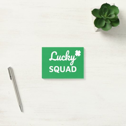 Lucky Squad St. Patrick's Day Post-it® Notes (Kantoor)