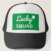 Lucky Squad St. Patrick's Day Trucker Pet (Voorkant)