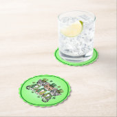 Lucky St. Patrick’s Day Kittens-47474 Kartonnen Onderzetters (Insitu)