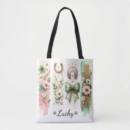Lucky St. Patrick's Day Canvas tas