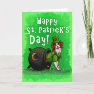 Lucky St. Patrick's Day Dog Kaart