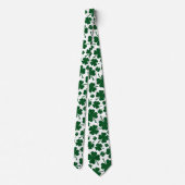 Lucky St. Patricks Day Four Leaf Clover Stropdas (Achterkant)