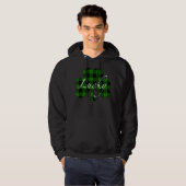 Lucky St. Patty's Shamrocks | groene vlecht Hoodie (Voorkant volledig)