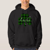 Lucky St. Patty's Shamrocks | groene vlecht Hoodie (Voorkant)