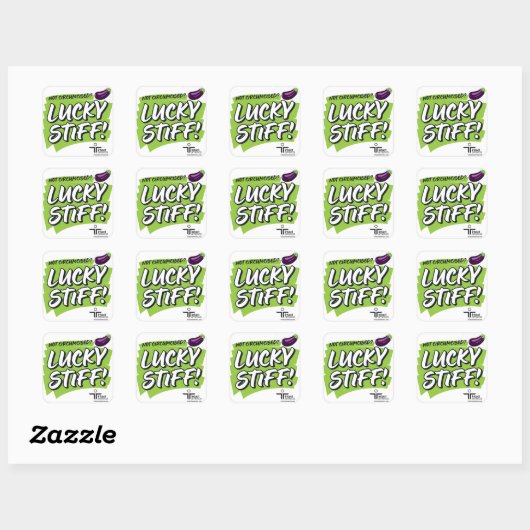 Lucky Stiff — Sticker — Vert (Feuille)