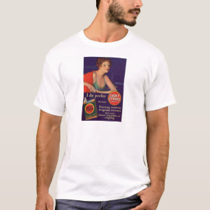 Lucky Strikes 1920s sigarettenreclame T-shirt