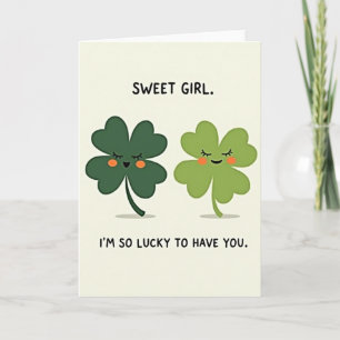 Lucky Sweet Girl Kaart