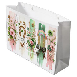 Lucky Symbols, St. Patrick's Day Gift Bag Groot Cadeauzakje