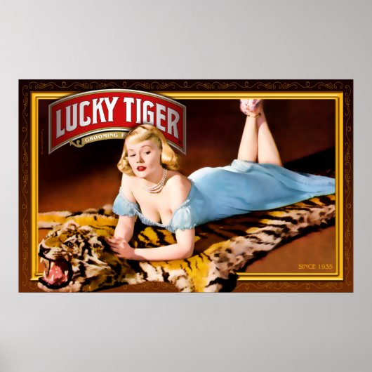 Lucky Tiger Poster (Voorkant)