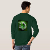 "Lucky to be Irish" Mannen's lange mouw T-shirt (Achterkant volledig)