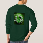 "Lucky to be Irish" Mannen's lange mouw T-shirt (Achterkant)