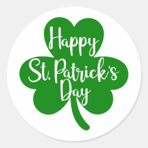 Lucky Vibes – Happy St. Patrick’s Day! 🍀✨ Ronde Sticker