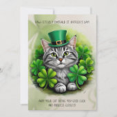 Lucky Vibes Only: de ultieme St. Paddy's Day Kaart (Voorkant)