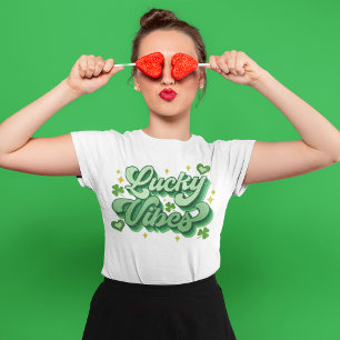 Lucky Vibes St Patrick's Day T-shirt