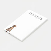 Lucky Vizsla Post-it® Notes (Schuin)