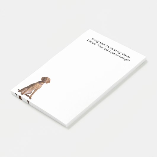 Lucky Vizsla Post-it® Notes (Schuin)