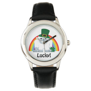 Lucky Yeti Leprechaun Horloge
