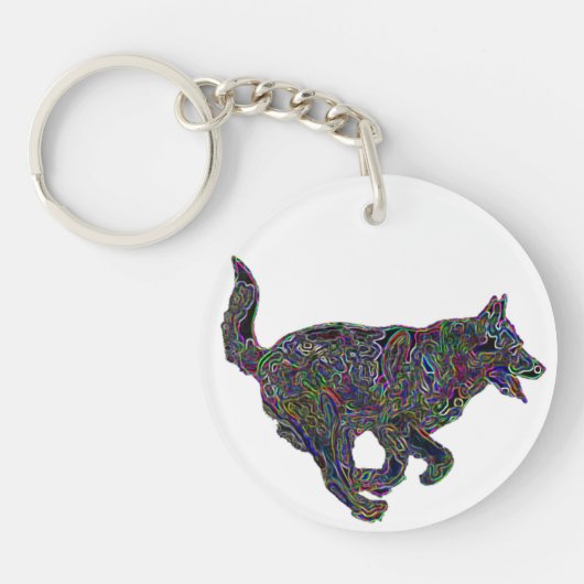 Lucky Zodiac Dog | sleutelhanger (Voorkant)