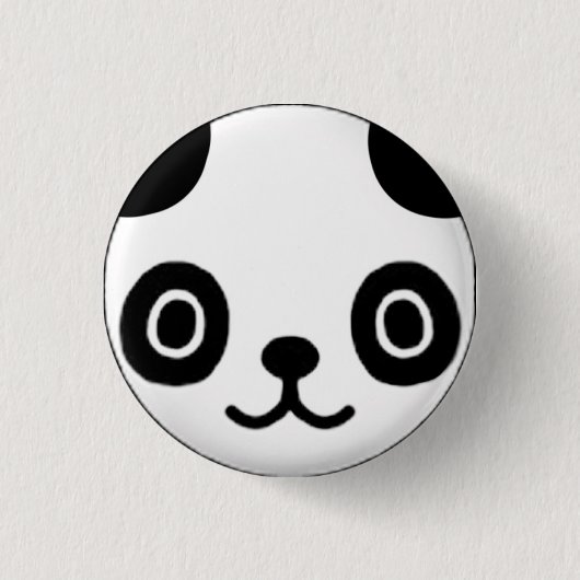 LuckyPanda Ronde Button 3,2 Cm (Voorkant)