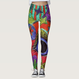 LuckyPen Art Leggings