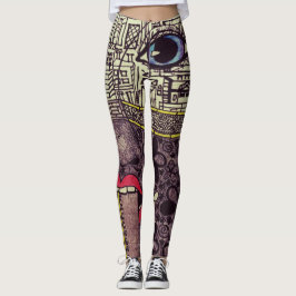 LuckyPen Art Leggings