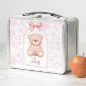 Lucy | Aangepaste Roze Teddybeer Nursery Design (In situ)