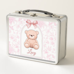 Lucy Aangepaste Roze Teddybeer Nursery Design