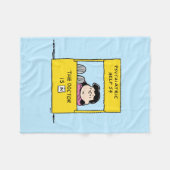 Lucy & de Dokter Is In Fleece Deken (Voorkant (Horizontaal))