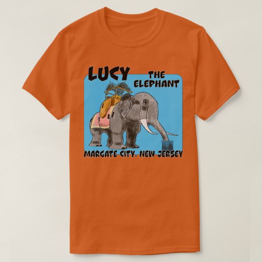 Lucy De Olifant Jersey Shore T-shirt (Design voorkant)