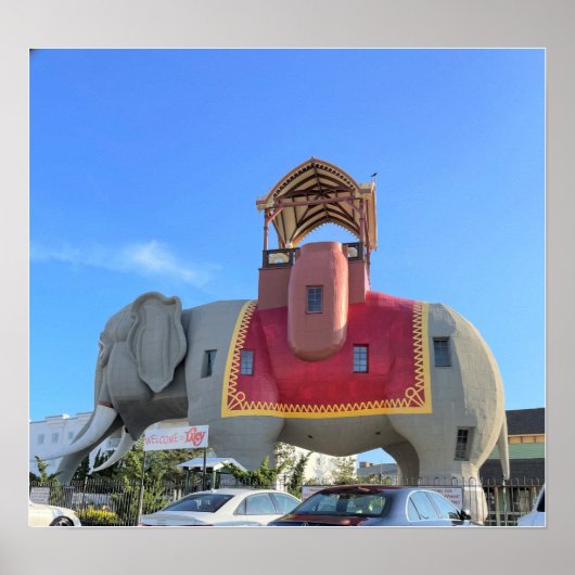 Lucy het Poster Elephant (Voorkant)