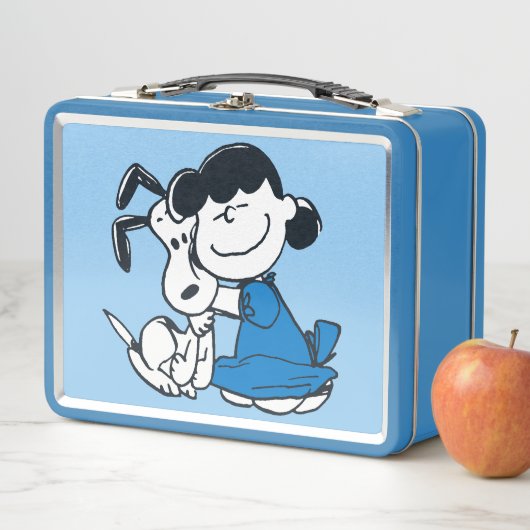 Lucy Hugging Snoopy (In situ)