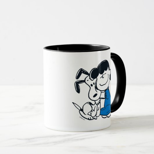 Lucy Hugging Snoopy Mok (Voorkant rechts)