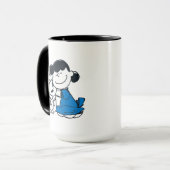 Lucy Hugging Snoopy Mok (Voorkant links)