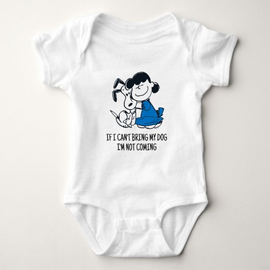Lucy Hugging Snoopy Romper (Voorkant)