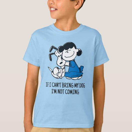 Lucy Hugging Snoopy T-shirt (Voorkant)