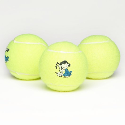Lucy Hugging Snoopy Tennisballen (Multi)