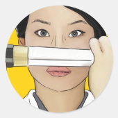 Lucy Lu Kill Bill Sticker (Devant)