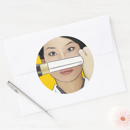 Lucy Lu Kill Bill Sticker (Enveloppe)