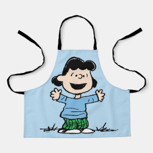 Lucy met wapenbreed schort